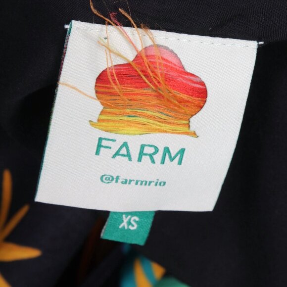 Farm Rio Jumpsuit Womens XS Long Sleeve Belted One Piece Romper - 101 - Picture 9 of 9